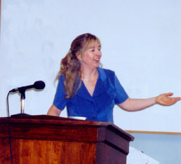 veronica presenting